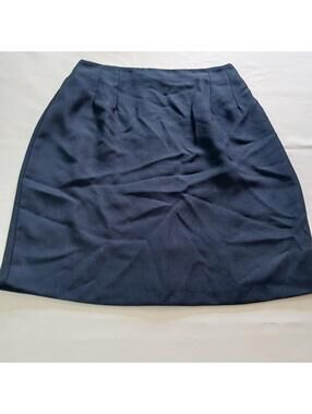 Kathryn Deene New York Women's Navy Blue Skirt Size 16 Measured Waist 32